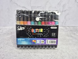 Marcadores con glitter x 24 